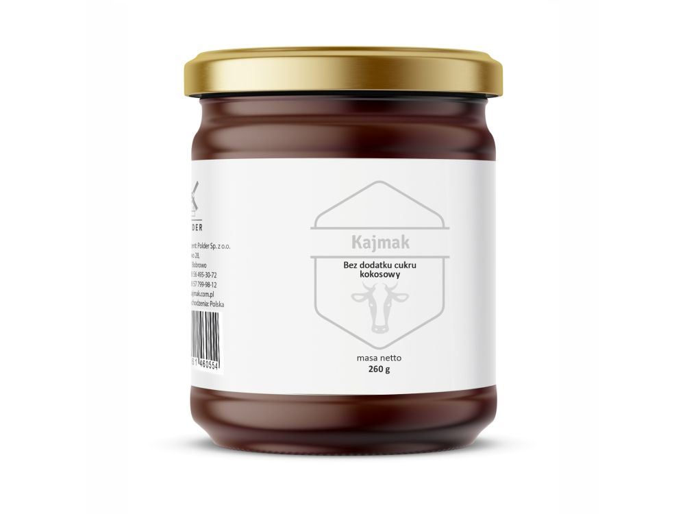 Milk cream Kaymak without sugar - Polder - coconut, 260 g