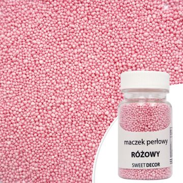 Sugar sprinkles Nonpareils - Pink, 50 g