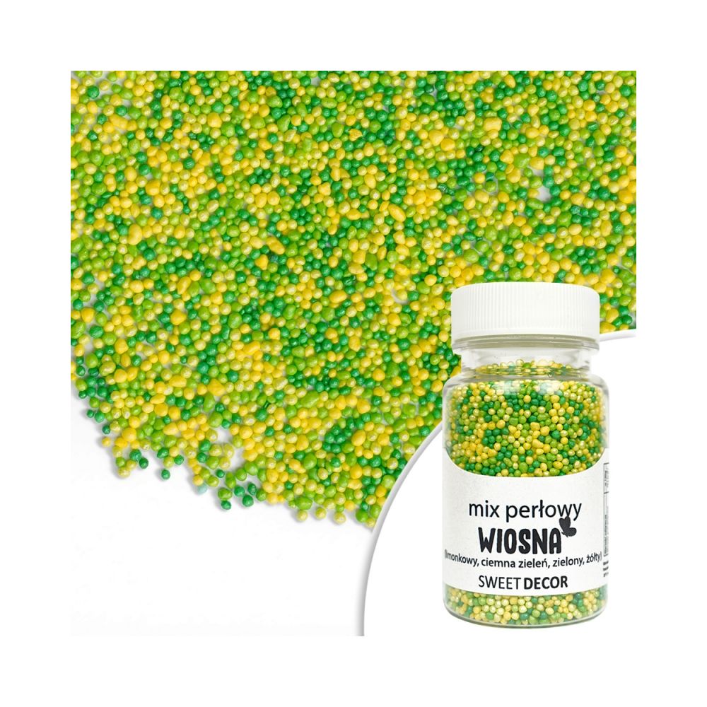 Sugar sprinkles Nonpareils - Spring, 50 g
