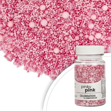 Posypka cukrowa mieszana - Pinky Pink, 70 g