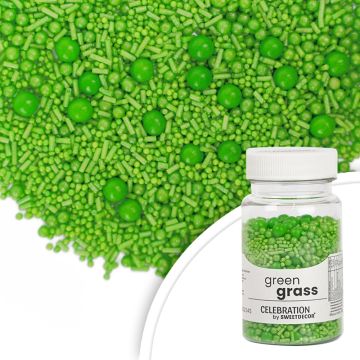 Sugar sprinkles Mix - Green Grass, 70 g