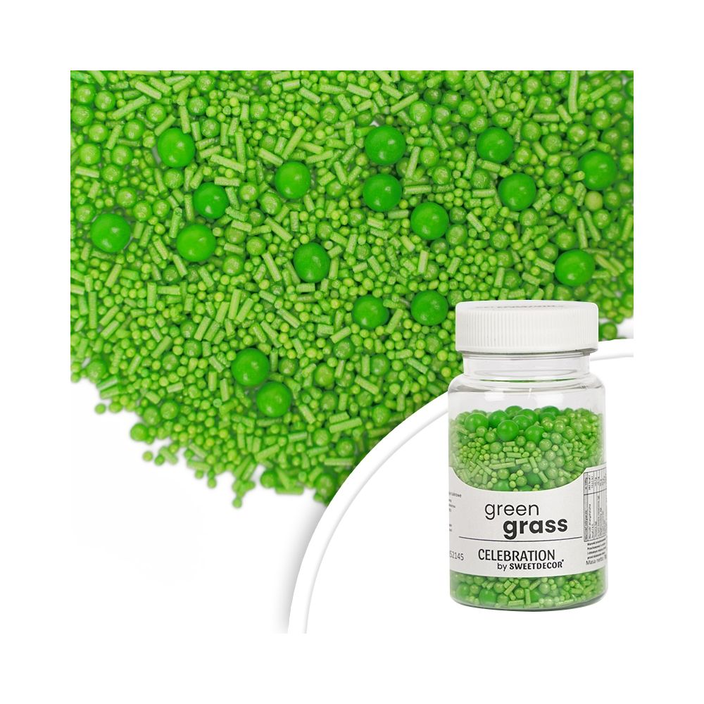 Posypka cukrowa mieszana - Green Grass, 70 g