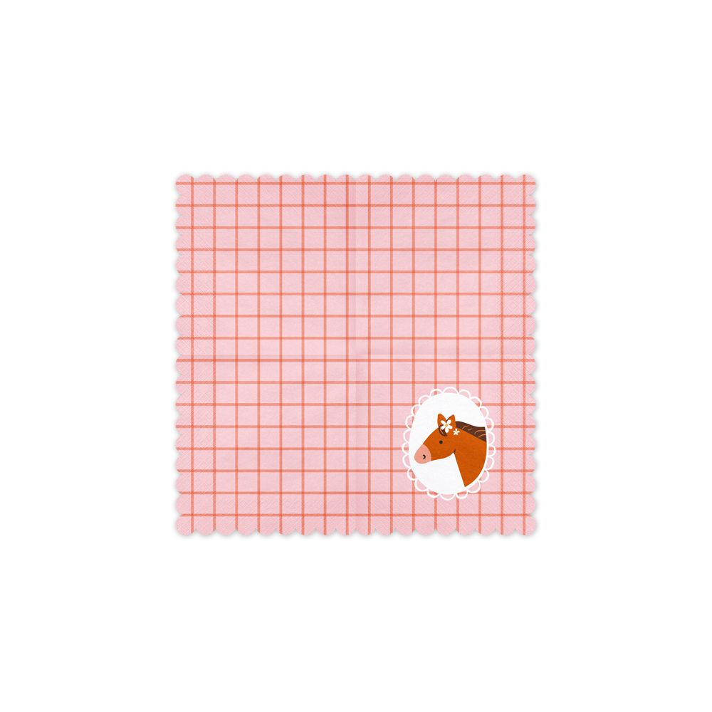 Paper napkins Horse - PartyDeco - 12 pcs.