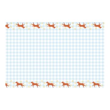 Tablecloth for a sweet table Horses - PartyDeco - 180 x 120 cm