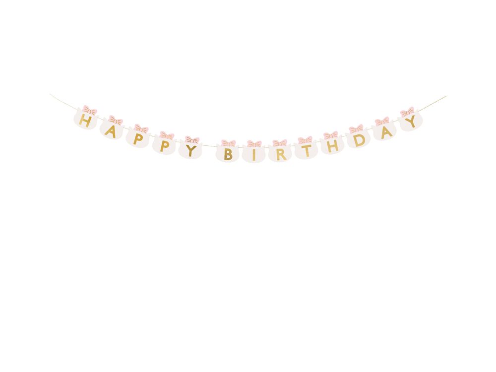 Baner Happy Birthday Kotki - PartyDeco - 1,8 m