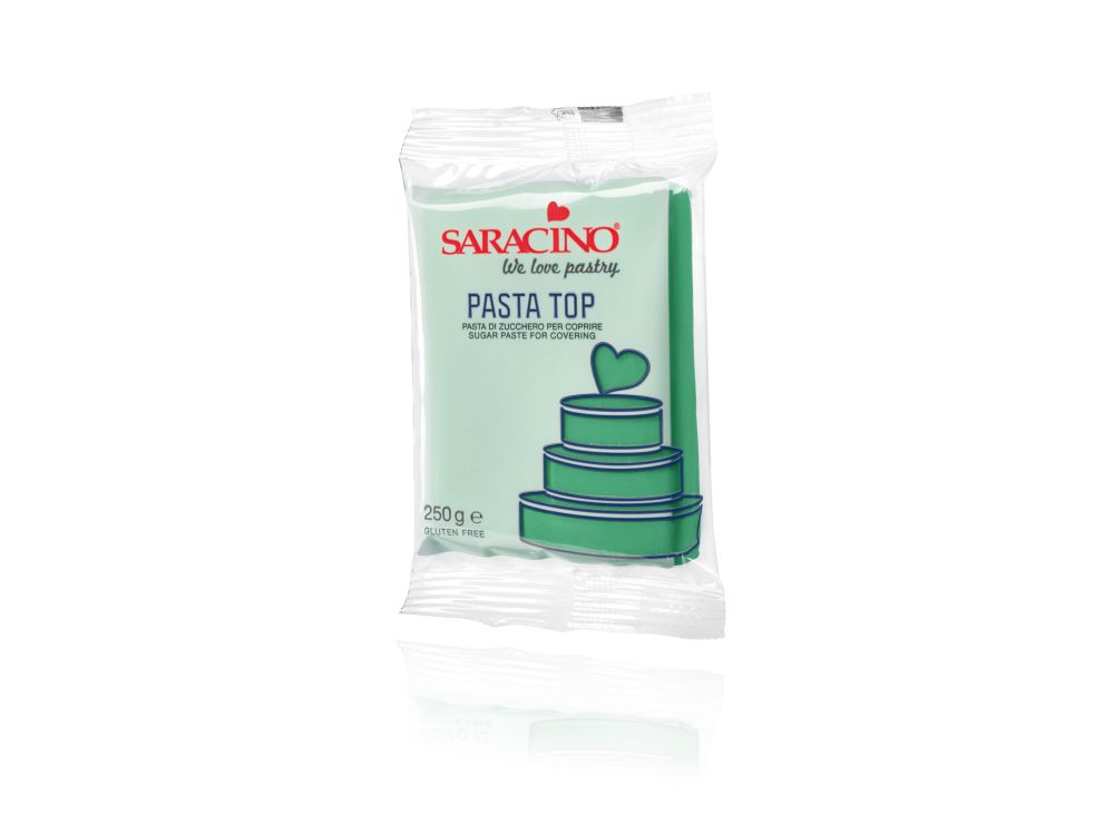 Modelling paste for covering Pasta Top - Saracino - Green, 250 g