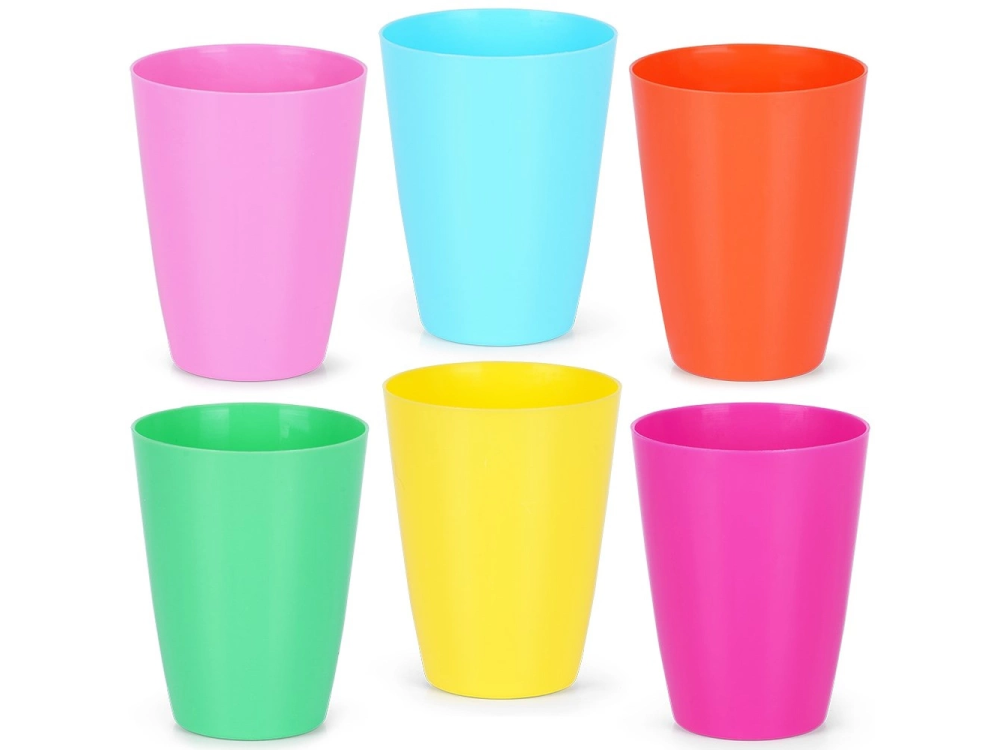 Plastic cups - Excellent Houseware - 280 ml, 6 pcs.