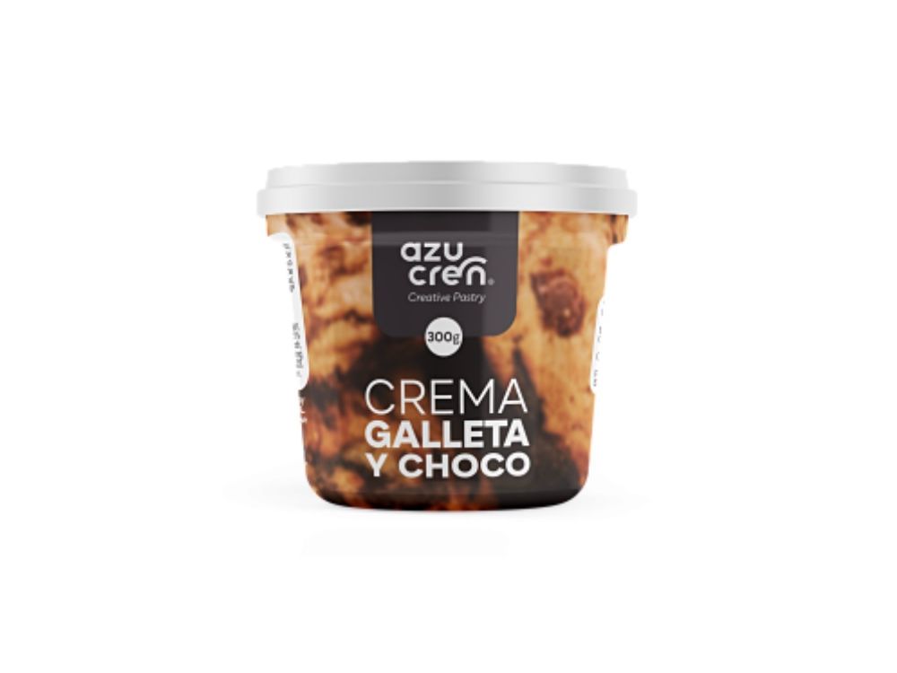 Krem do tortów i muffinek - Azucren - Crema Galleta Y Choco, 300 g