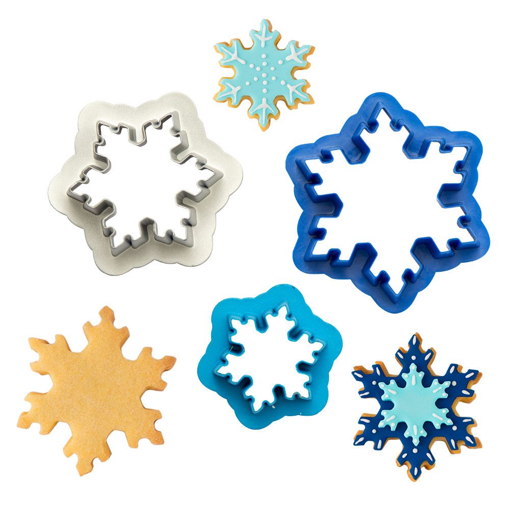 Set of cookie cutters - Decora - snowflakes, 3 pcs.