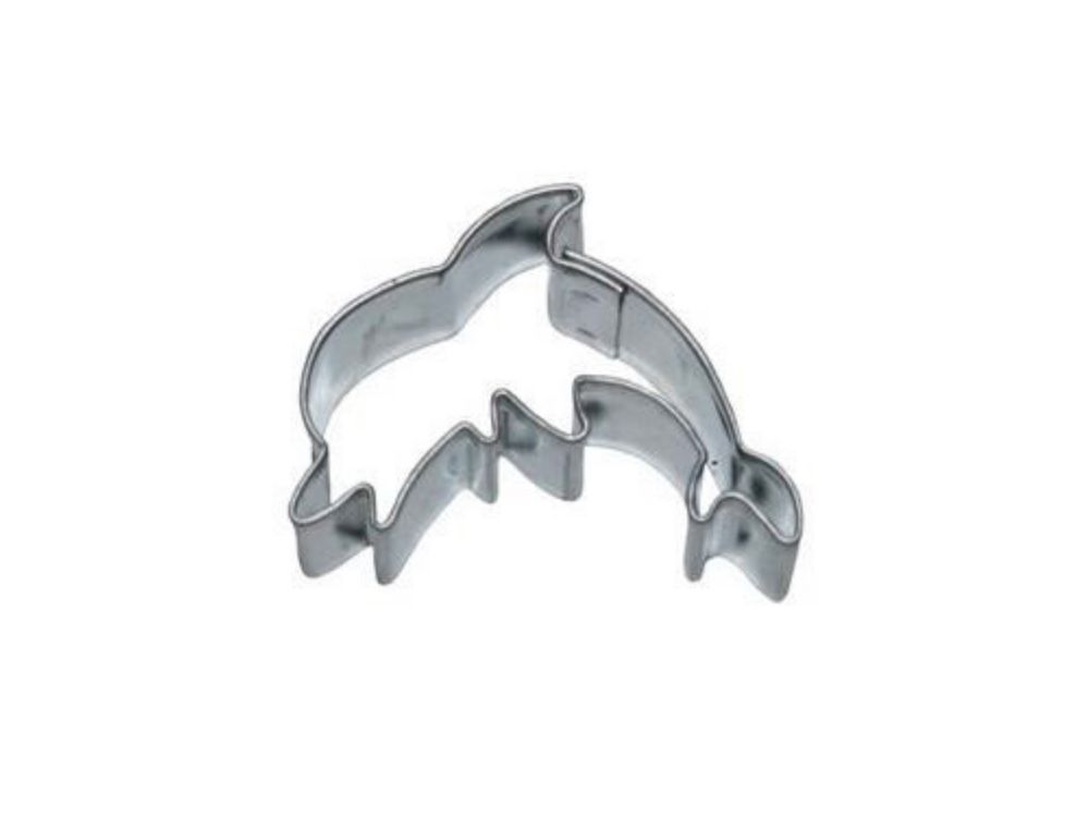 Foremka, wykrawacz do ciastek - Smolik - delfin, 3 cm