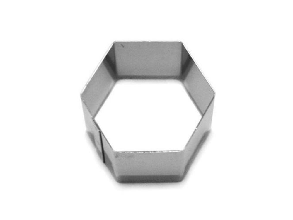 Mold, cookie cutter - Smolik - hexagon, 8.6 cm