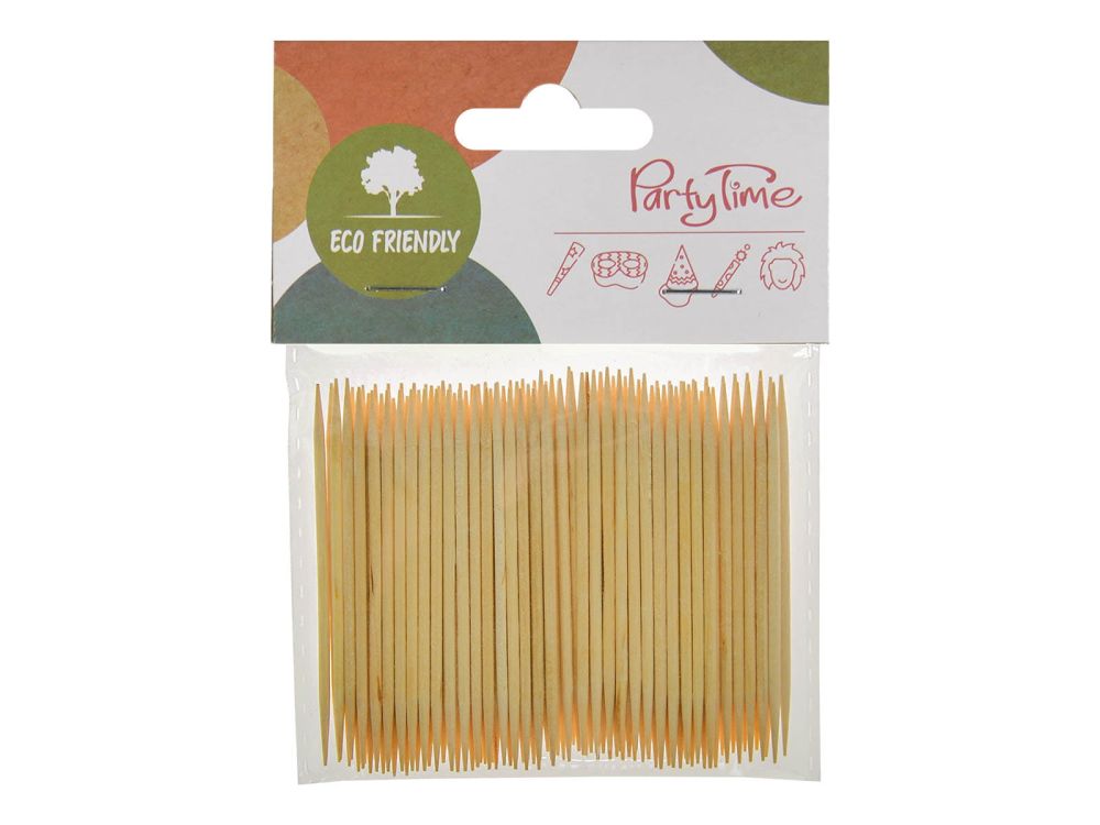 Wooden toothpicks - 100 pcs.