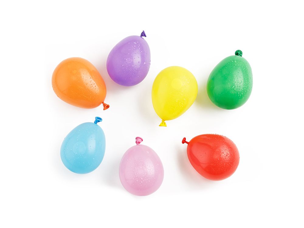 Balony wodne pastelowe - PartyDeco - 100 szt.