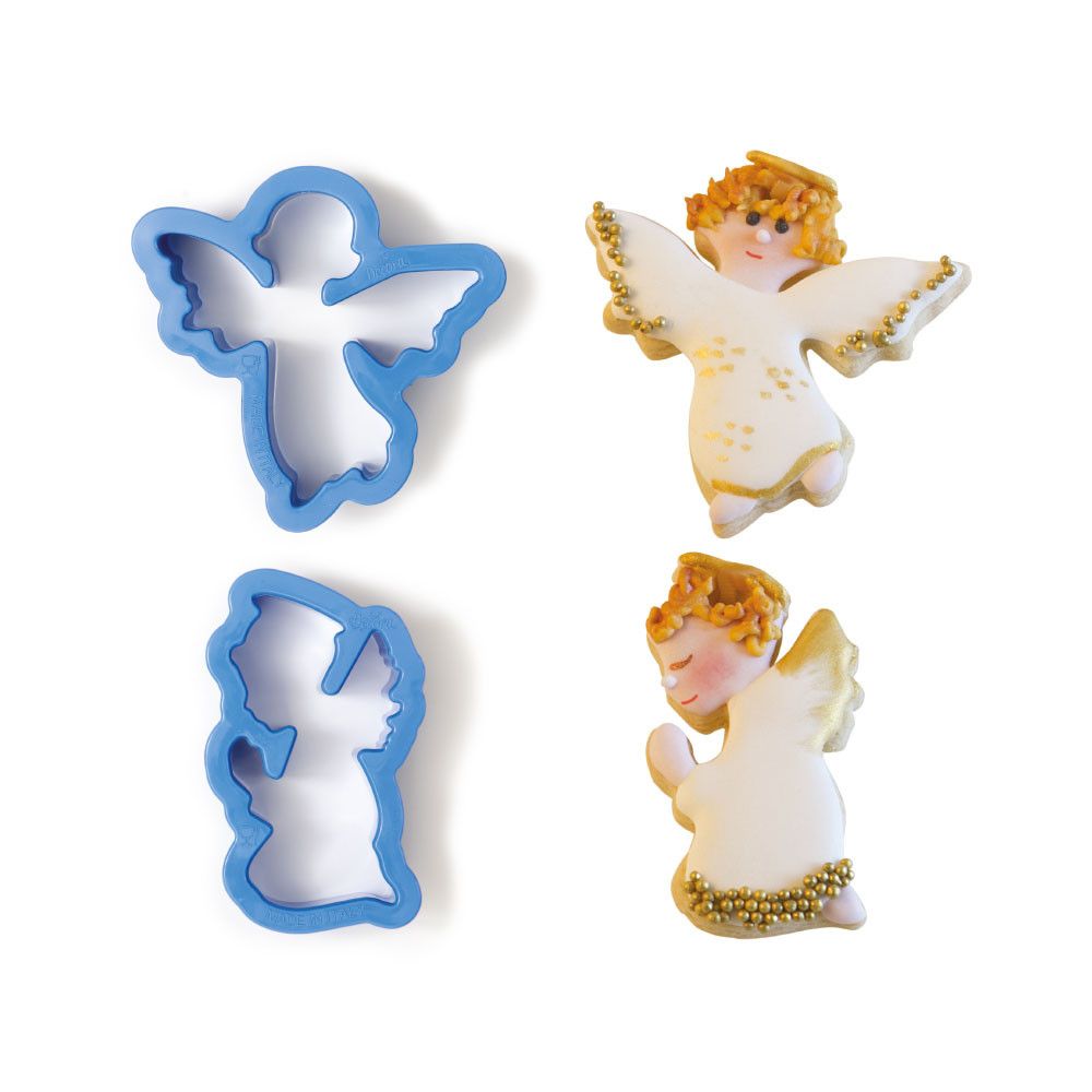 Set of cookie cutters - Decora - angels, 2 pcs.