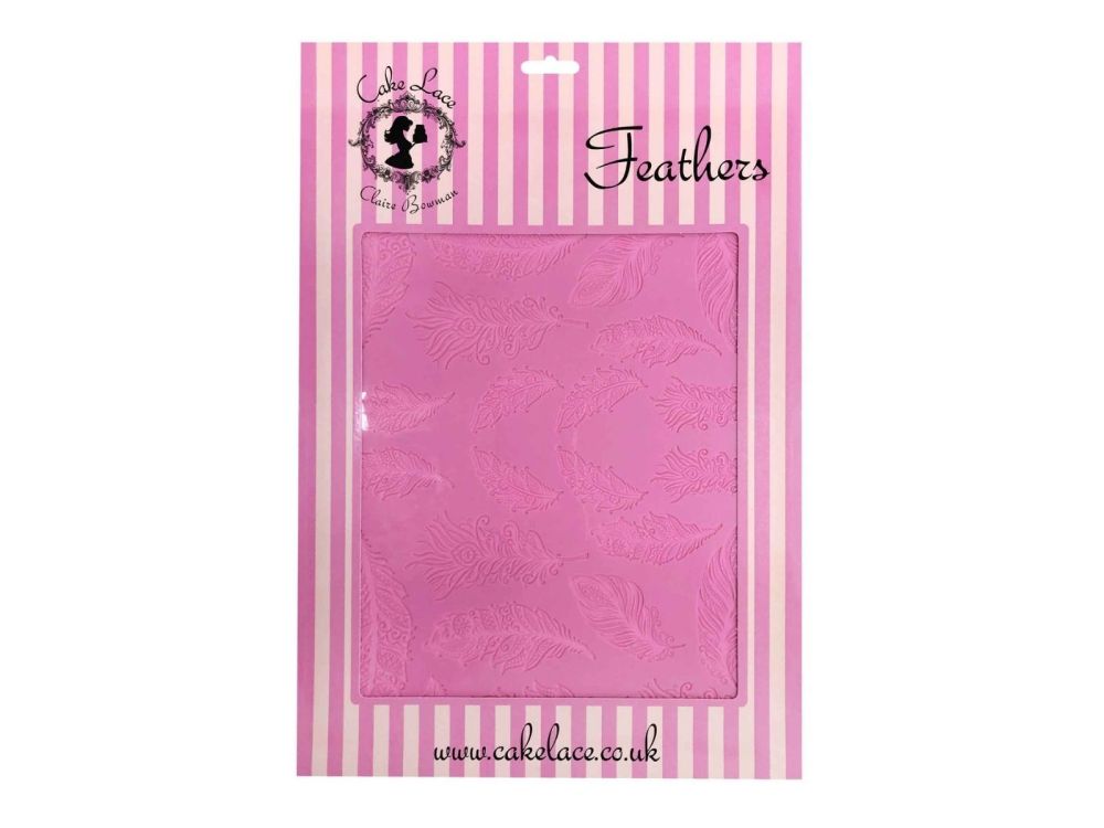 Silicone mat for lace Feathers - Cake Lace
