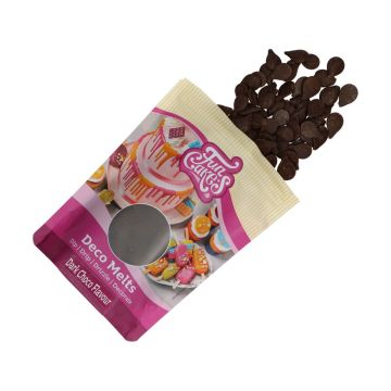 Deco Melts pastilles - FunCakes - Brown, Dark Choco Flavour, 250 g