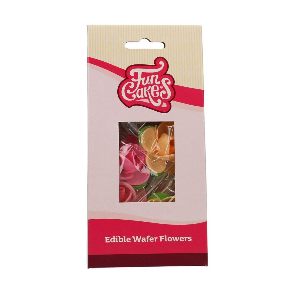 Kwiatki jadalne waflowe - FunCakes - Camellia, 5 szt.