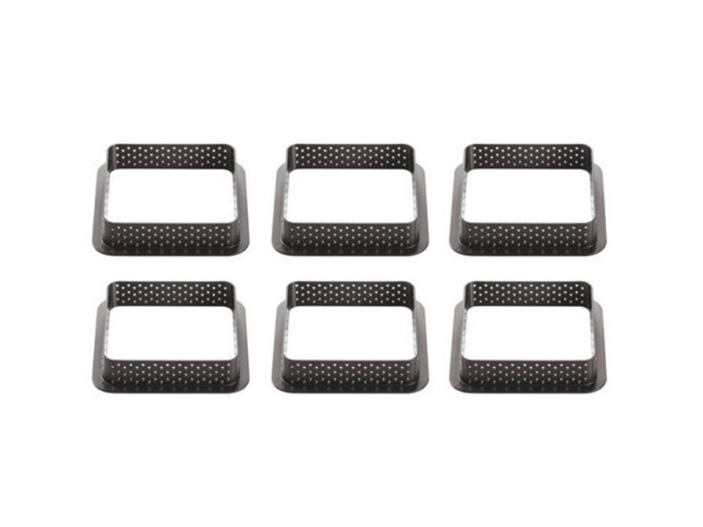 Baking molds for tartlets - square, 6 pcs.