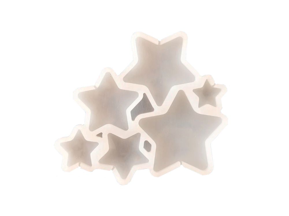 Silicone mold for isomalt lollipops - Stars