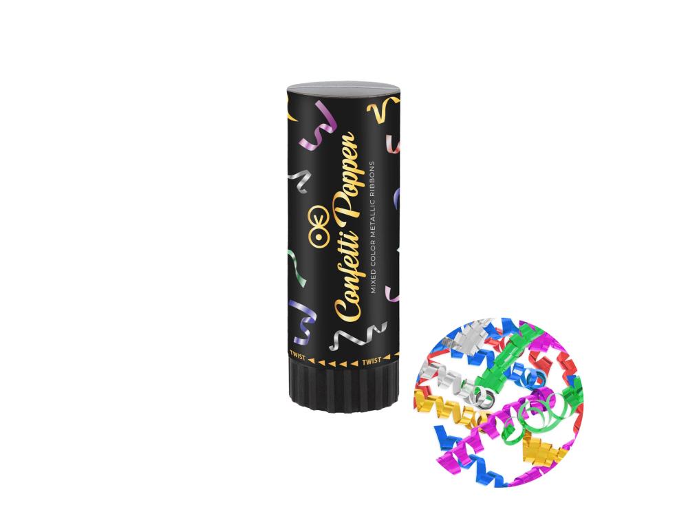 Confetti Popper - colorful ribbons