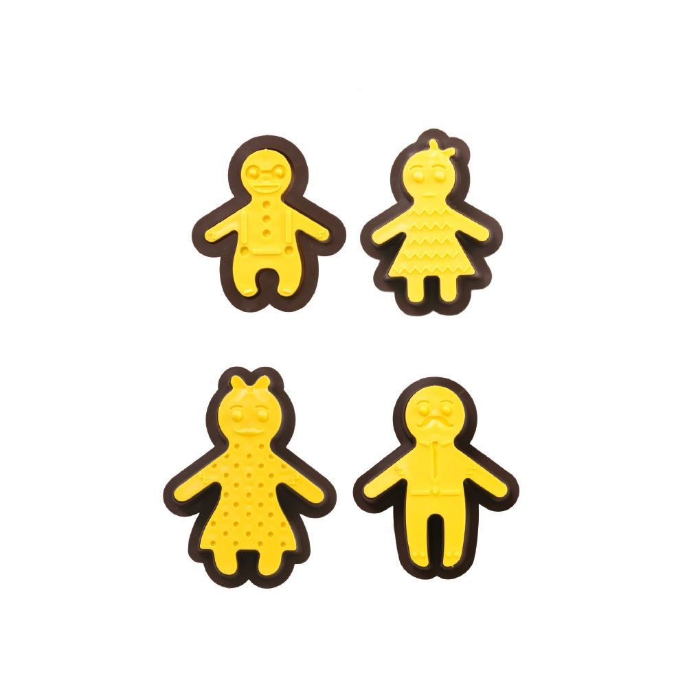 Set of cookie cutters - Decora - family, 4 pcs.