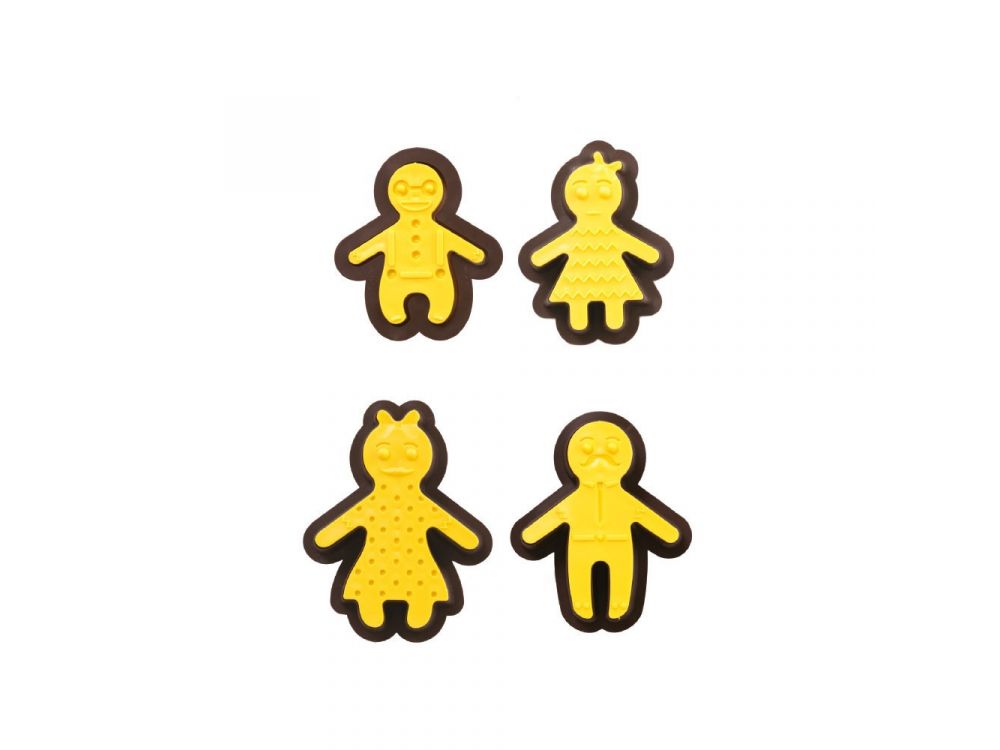 Set of cookie cutters - Decora - family, 4 pcs.