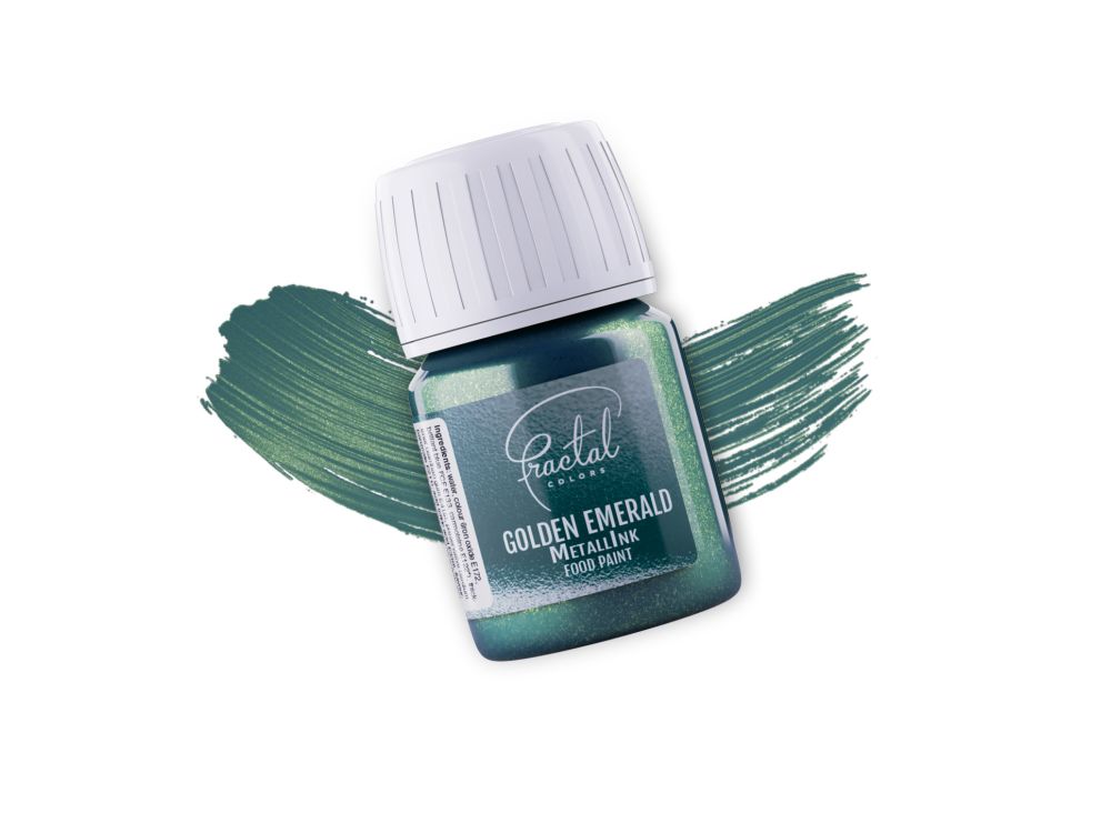 Food paint Golden Emerald - Fractal Colors - 30 g
