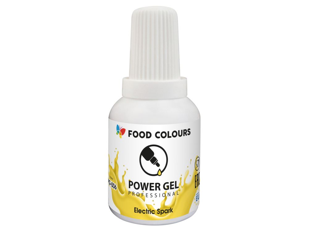 Gel food coloring - Food Colors - Electric Spark, sunny yellow, 20 g