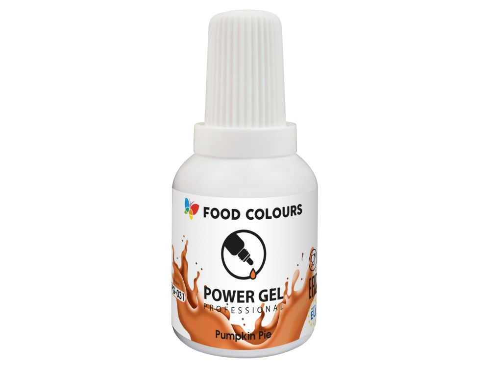 Gel food coloring - Food Colors - Pumpkin Pie, orange, 20 g