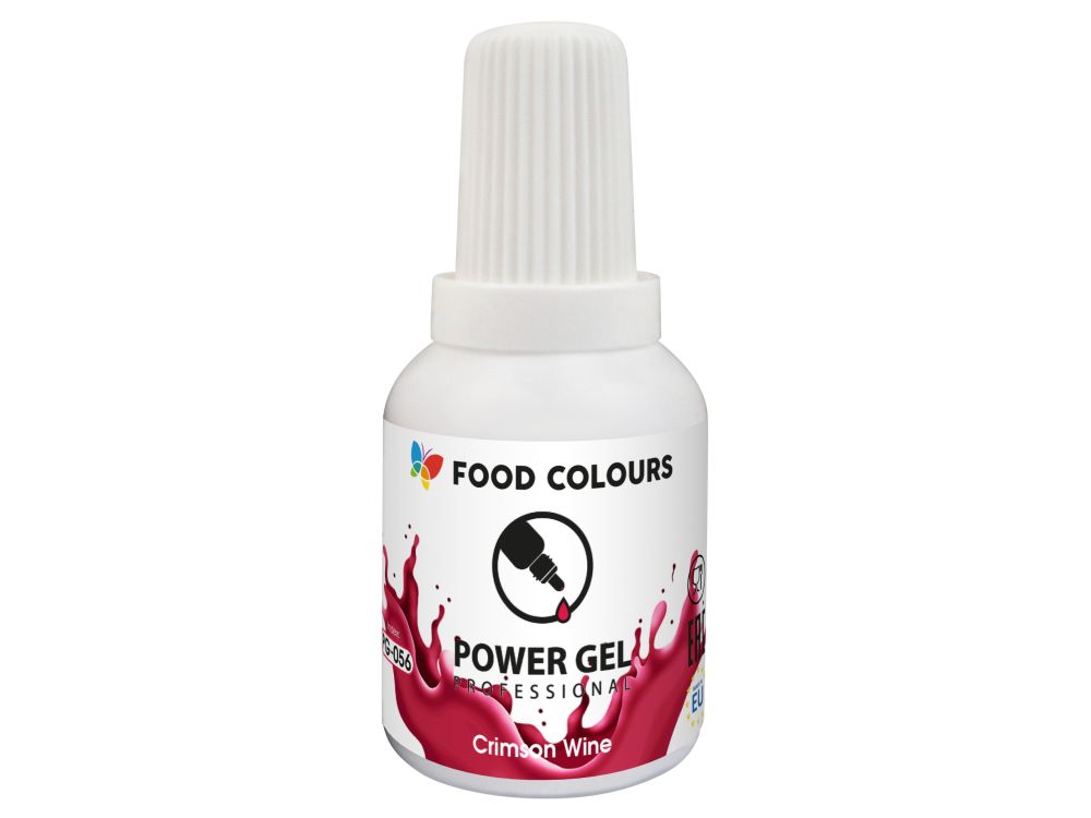 Gel food coloring - Food Colors - Crimson Wine, carmine, 20 g
