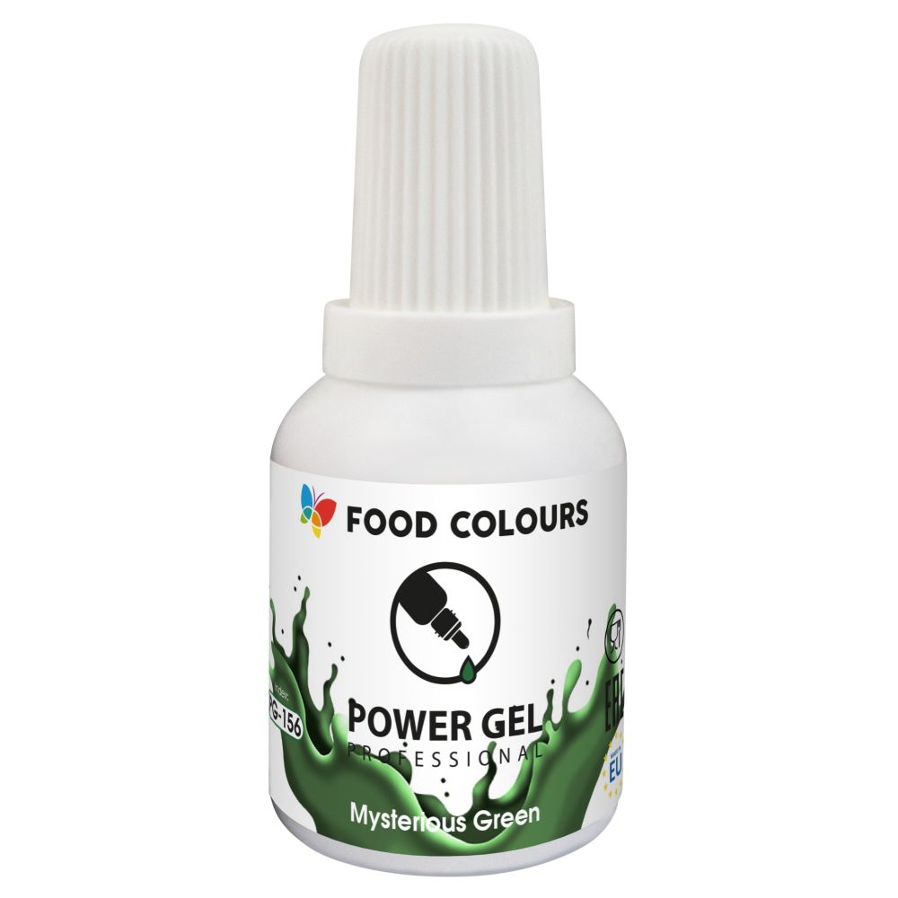 Gel food coloring - Food Colors - Mysterious Green, dark green, 20 g