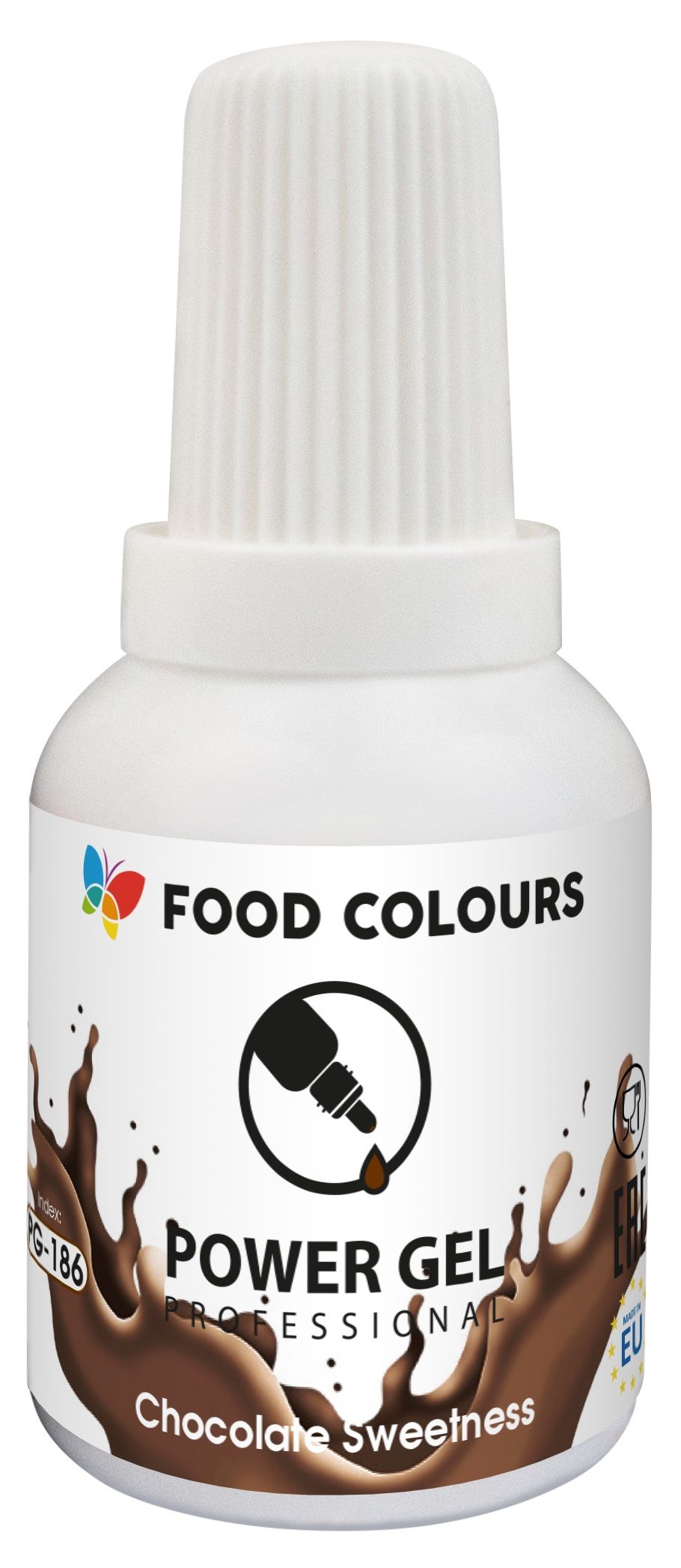 Gel food coloring - Food Colors - Chocolate Sweetness, dark brown, 20 g