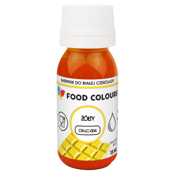 Food coloring for white chocolate - Food Colors - yellow, 18 ml