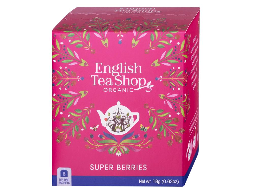 Herbata owocowa Super Berries - English Tea Shop - 8 szt.