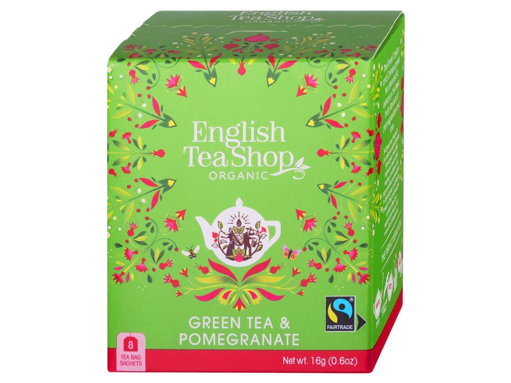 Green Tea & Pomegranate - English Tea Shop - 8 pcs.