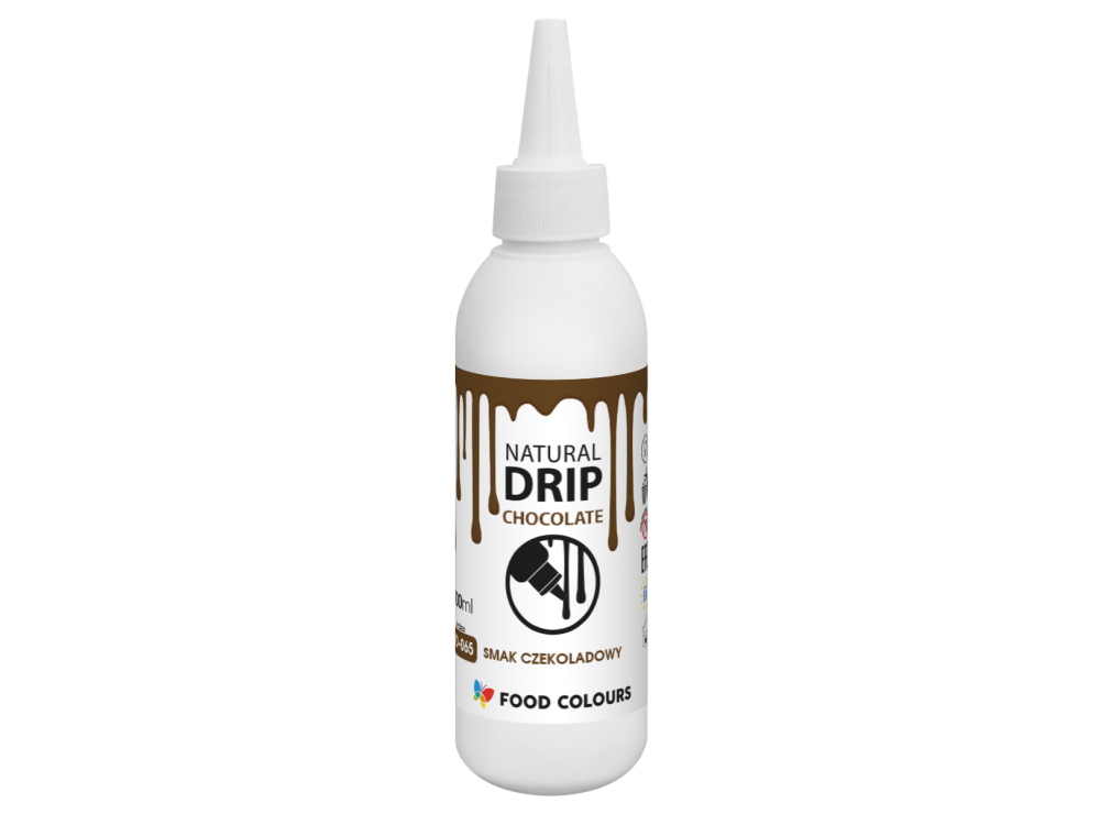 Chocolate Topping Natural Drip - Food Colours - Chocolate, 100 ml