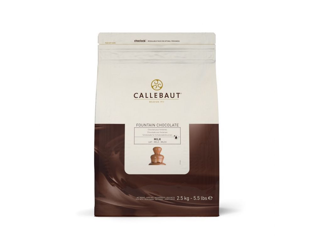 Fountain Chocolate - Callebaut - milk, 2.5 kg