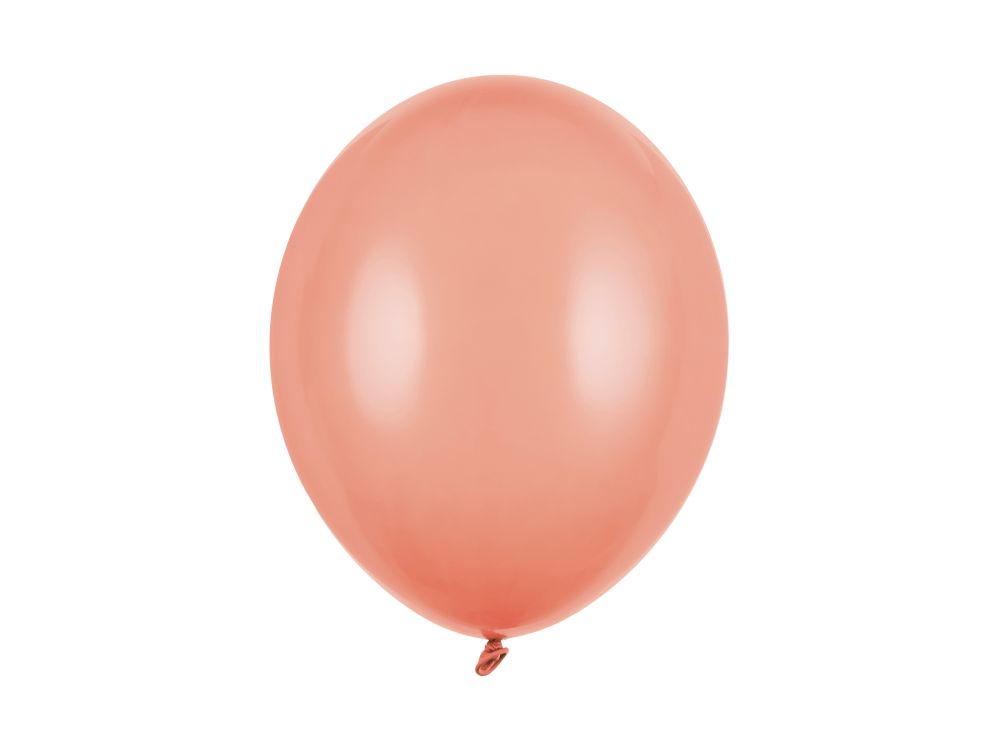 Pastel latex balloons - PartyDeco - Peach, 30 cm, 10 pcs.
