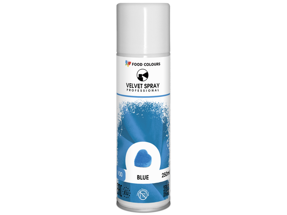 Velvet Spray - Food Colours - blue, 250 ml