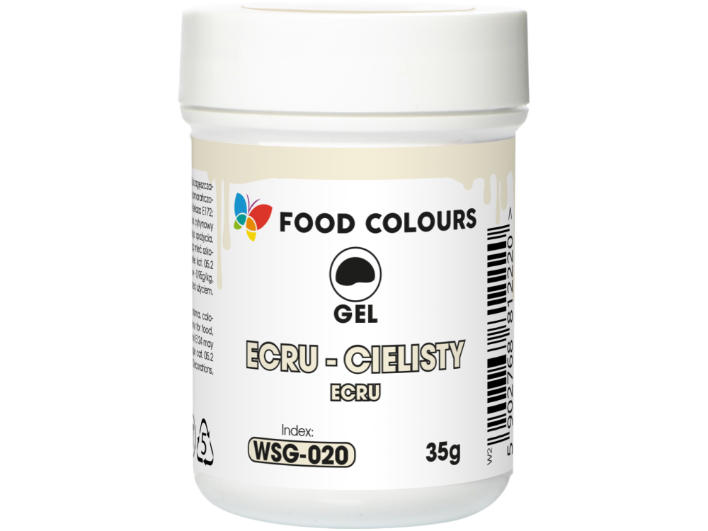 Food coloring gel in a jar - Food Colors - ecru, 35 g