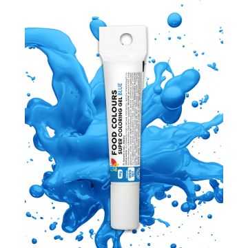 Barwnik spożywczy w żelu w tubce - Food Colours - błękitny, 20 g