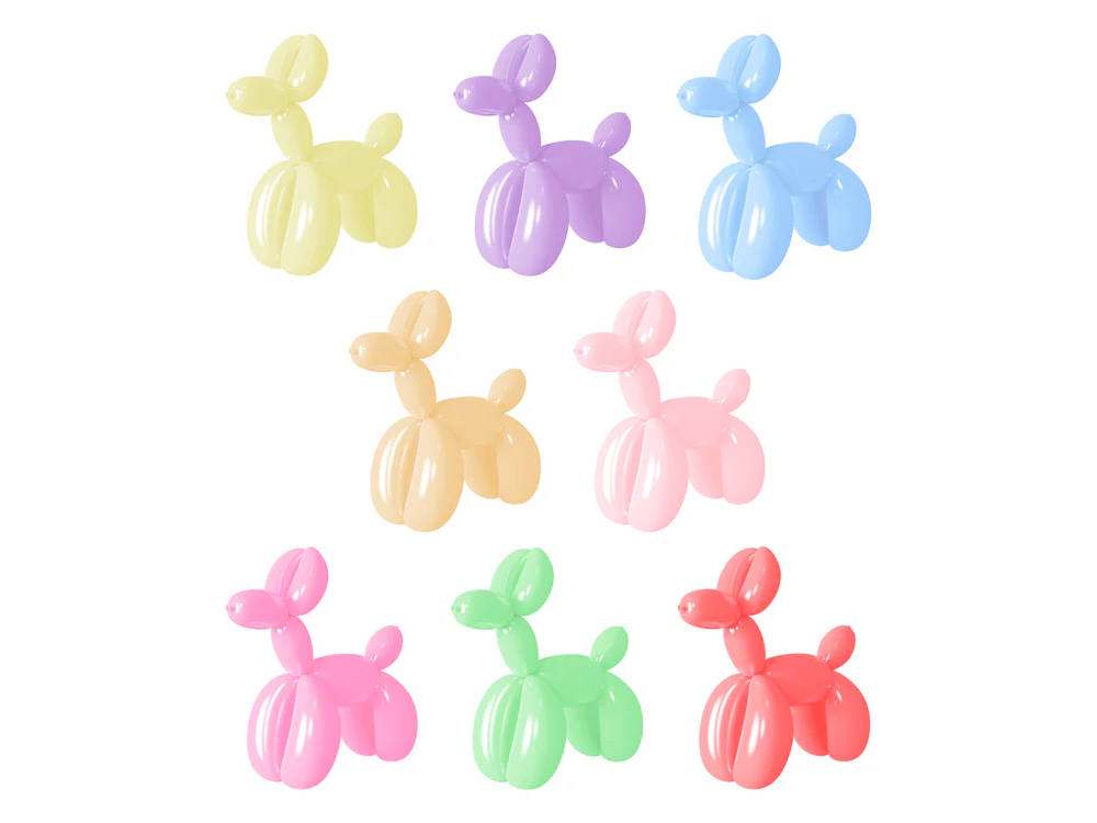 Set of balloons for modeling - pastel 150 cm 50 pcs