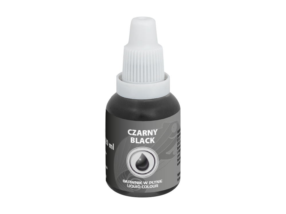 Barwnik spożywczy w płynie - Food Colours - czarny, 20 ml