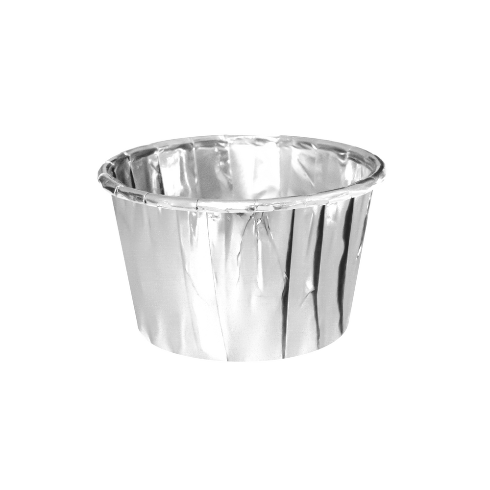 Muffin cases - silver, 50 x 40 mm, 100 pcs.