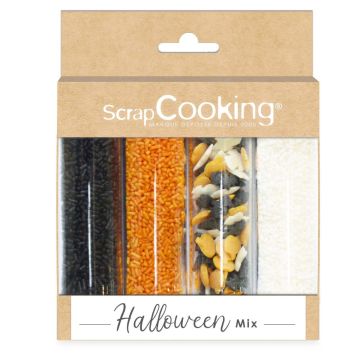 Zestaw posypek cukrowych na Halloween - ScrapCooking - 4 szt.