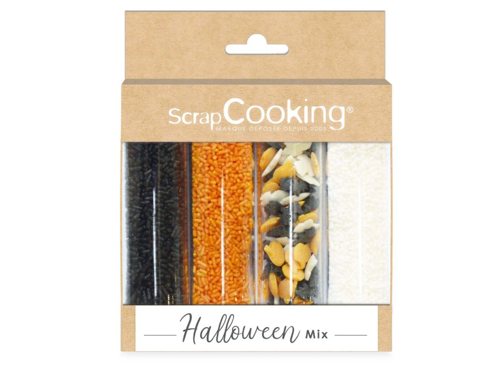 Zestaw posypek cukrowych na Halloween - ScrapCooking - 4 szt.