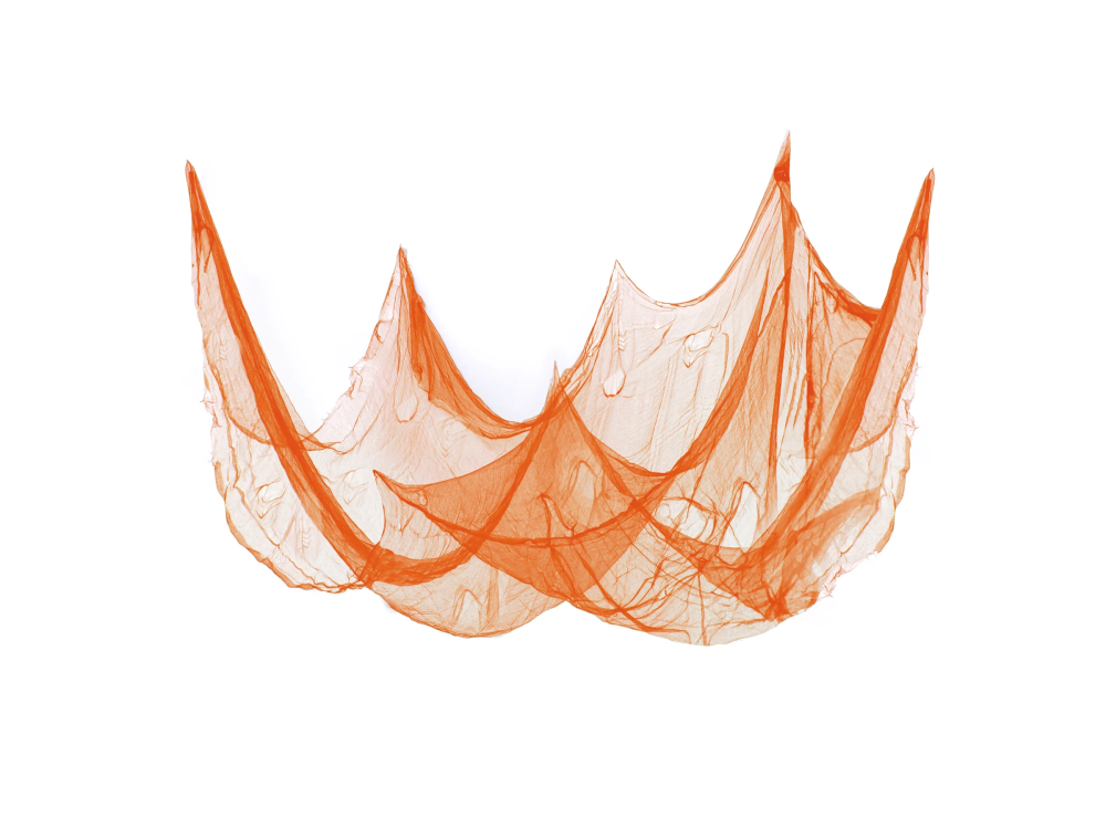 Halloween decoration Web - orange 76 x 300 cm