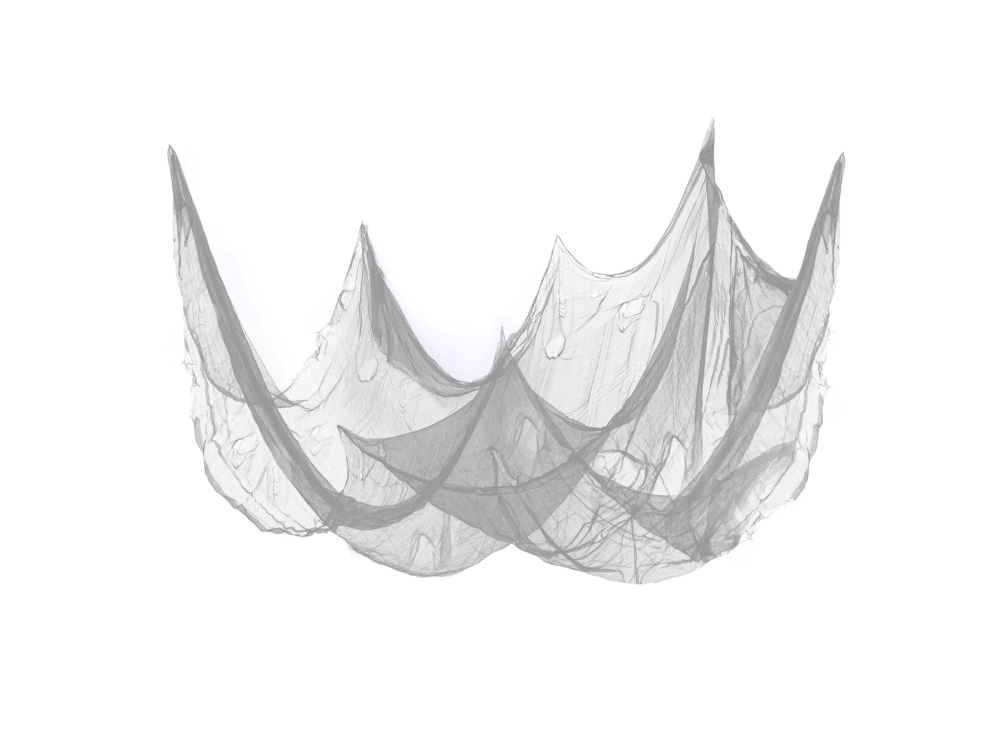 Halloween decoration Web - grey 76 x 300 cm