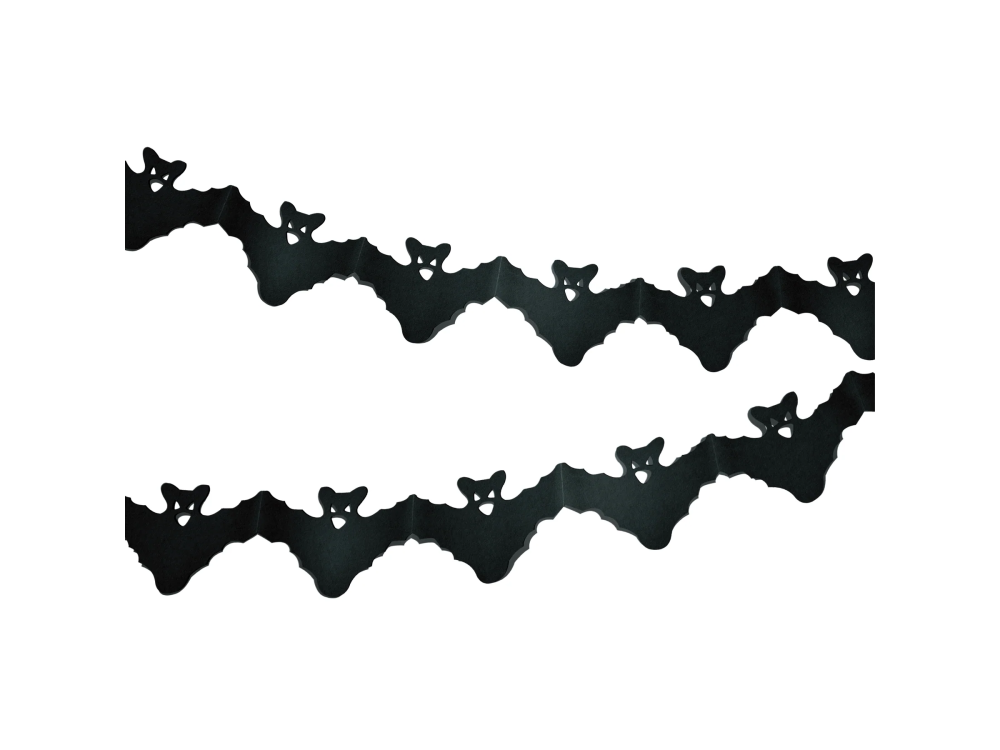 Girlanda papierowa na Halloween Nietoperze - 260 cm