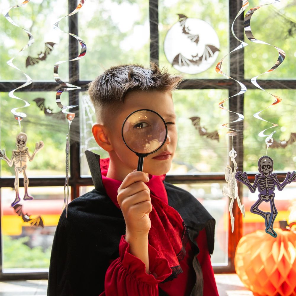 Dekoracje wiszące świderki na Halloween Szkielety - 6 szt.